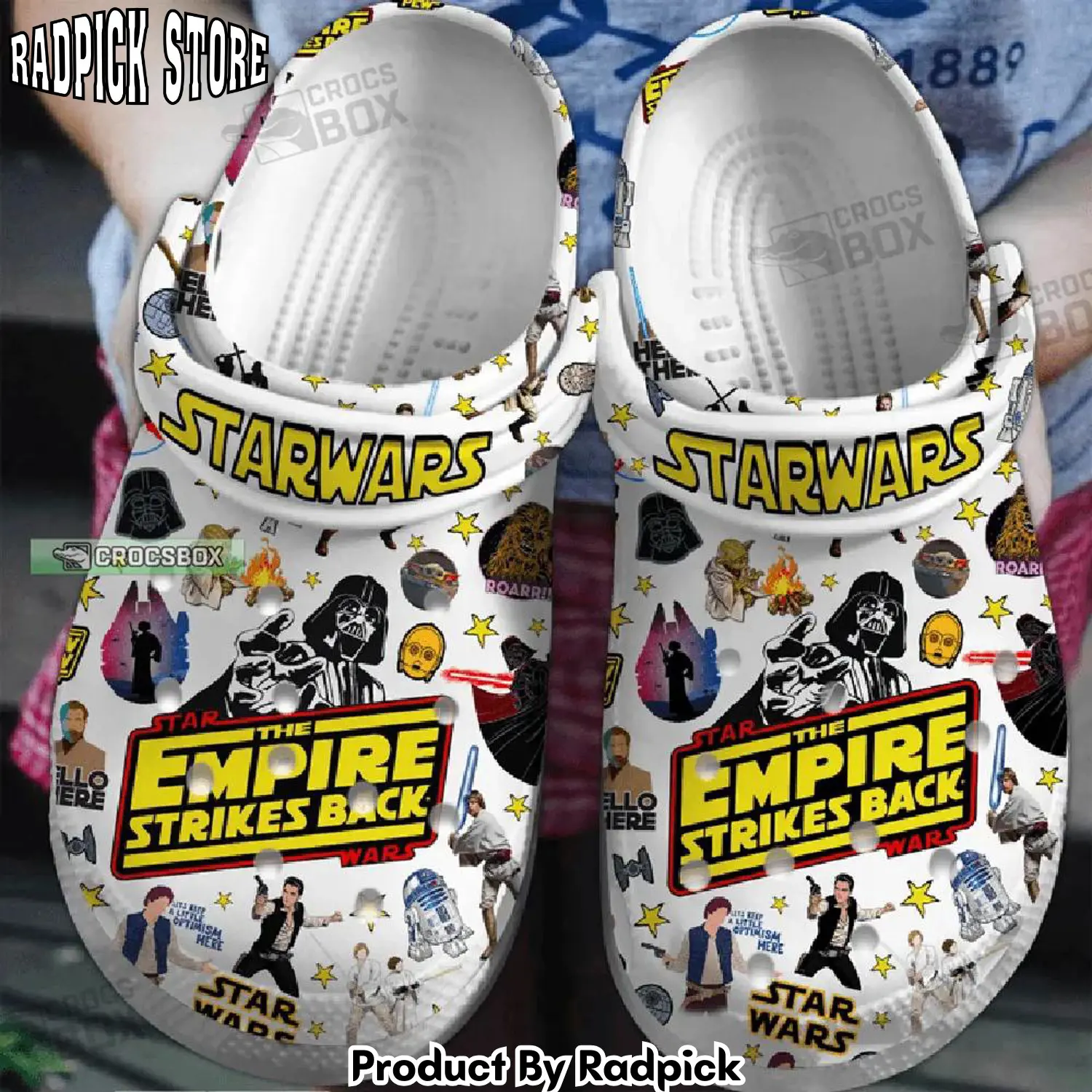 Radpick star the empire strikes back wars white crocss rp6521254